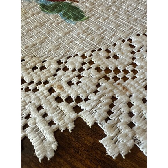 Vintage Crochet Doilies & Embroidered Table Mats Set Of 5 - Picture 7 of 16